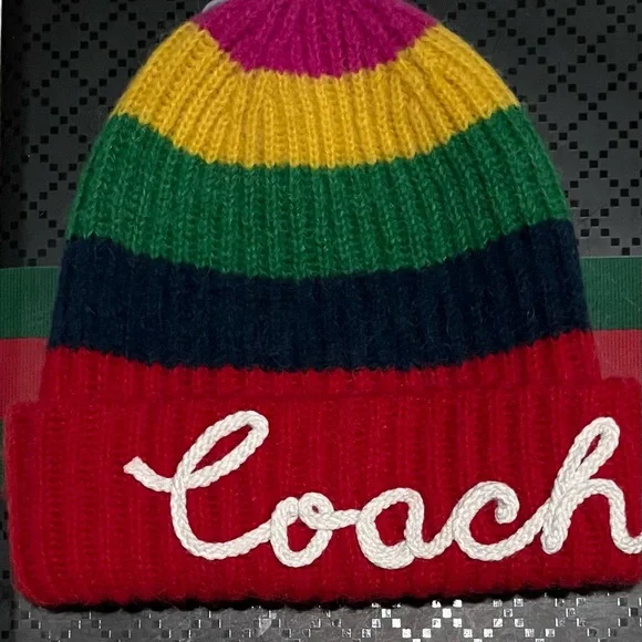 Coach | Accessories | Multicolor Rainbow Stripe Spellout  display picture 1